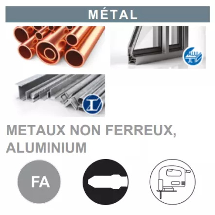 Lames de scie sauteuse (longueur : 50 mm / pas : 2 mm)