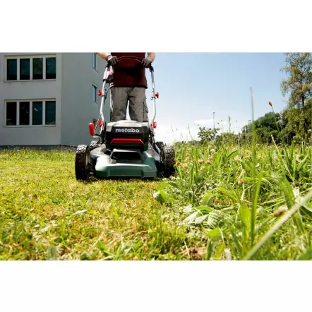 METABO - RM 36-18 LTX BL 46 - Tondeuse à batterie largeur de coupe 46 cm - 7 hauteurs de coupe - 18 V
