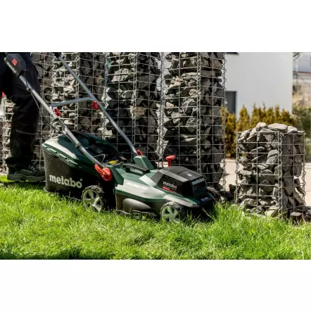 METABO - RM 36-18 LTX BL 36 - Tondeuse sans fil largeur de coupe 36 cm - 5 hauteurs de coupe - 18 V