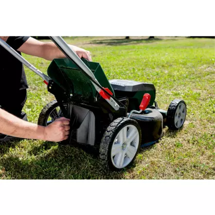 METABO - RM 36-18 LTX BL 46 - Tondeuse à batterie largeur de coupe 46 cm - 7 hauteurs de coupe - 18 V