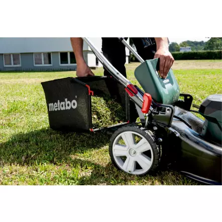 METABO - RM 36-18 LTX BL 46 - Tondeuse à batterie largeur de coupe 46 cm - 7 hauteurs de coupe - 18 V