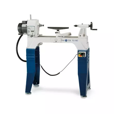 DRECHSELMEISTER - TWISTER FU-180 - Tour à Bois 560 mm avec tête pivotante et variateur de fréquence - 1100 W