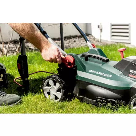 METABO - RM 36-18 LTX BL 36 - Tondeuse sans fil largeur de coupe 36 cm - 5 hauteurs de coupe - 18 V