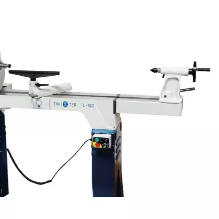 DRECHSELMEISTER - TWISTER FU-180 - Tour à Bois 560 mm avec tête pivotante et variateur de fréquence - 1100 W