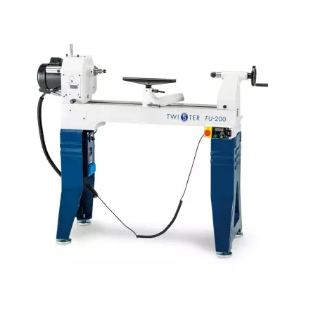 TWISTER FU200 - Tour à Bois d'atelier 715 mm avec tête orientable et variateur de fréquence - 1470 W
