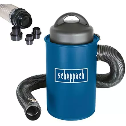 SCHEPPACH - HA1000 Aspirateur Tonneau 50 Litres 183m3/h - 1100 W (avec adaptateurs)
