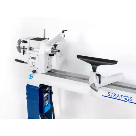 STRATOS FU-230 LV - Tour à Bois d'atelier 955 mm avec tête pivotante et variateur de fréquence - 1470 W