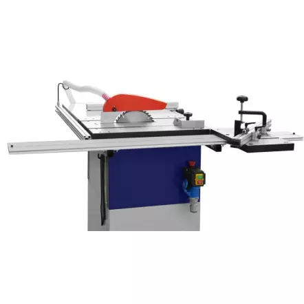 CORMAK - TS250CL - Scie sur table avec Chariot aluminium 1500 mm et rallonge - Hauteur de coupe 80 mm