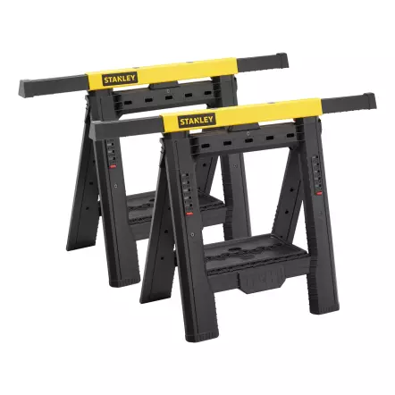 Tréteaux Pliants Réglables STANLEY FATMAX 450kg (Paire)