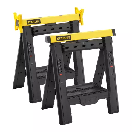 Tréteaux Pliants Réglables STANLEY FATMAX 450kg (Paire)