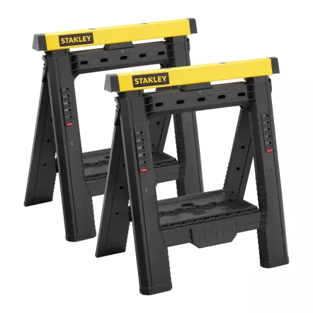 Tréteaux Pliants Réglables STANLEY FATMAX 450kg (Paire)