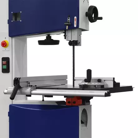 HBS421 - Scie à ruban verticale d'atelier pour le bois 230 v 1 500 W (S1) – Hauteur de coupe 250 mm & Laser