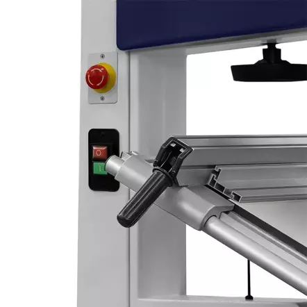 HBS421 - Scie à ruban verticale d'atelier pour le bois 230 v 1 500 W (S1) – Hauteur de coupe 250 mm & Laser