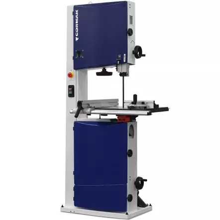 HBS421 - Scie à ruban verticale d'atelier pour le bois 230 v 1 500 W (S1) – Hauteur de coupe 250 mm & Laser