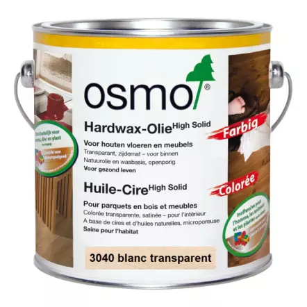 OSMO - Huile-Cire Colorée pour le bois - 7 couleurs au choix - 750 ml à 10 Litres