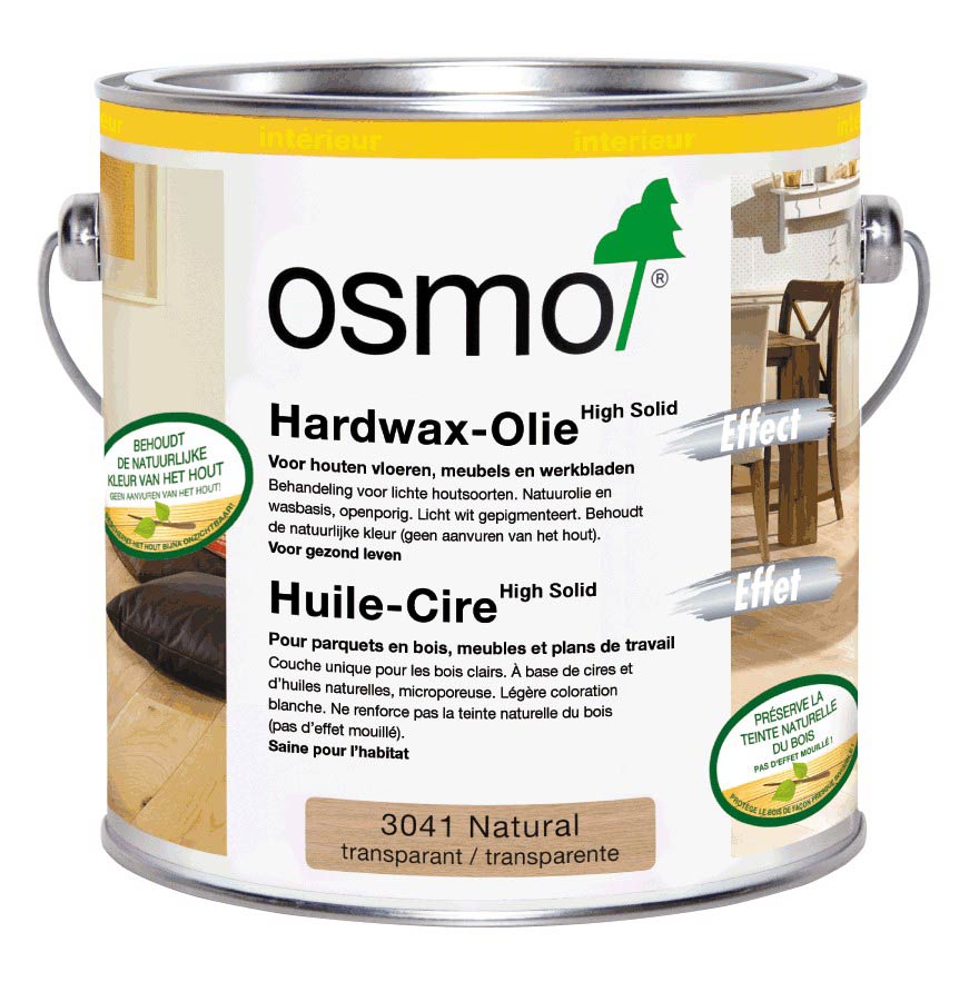 Lasure à l'huile Osmo 3543 Cognac 0,5 litre | tache pour l'intérieur | Effet de lavage