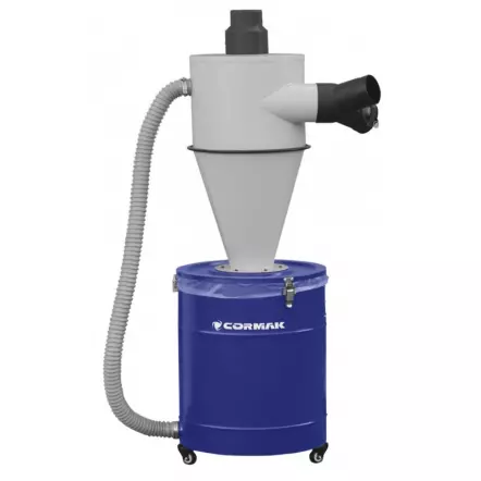 C118 - Séparateur Cyclonique pour Aspirateur à Copeaux - 118 Litres