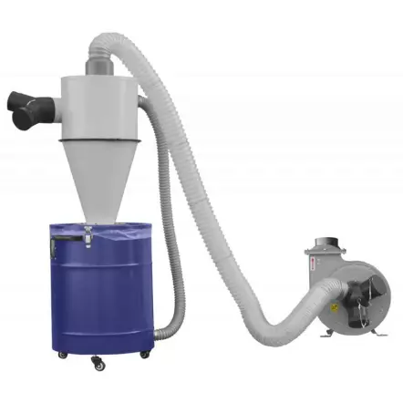 C118 - Séparateur Cyclonique pour Aspirateur à Copeaux - 118 Litres