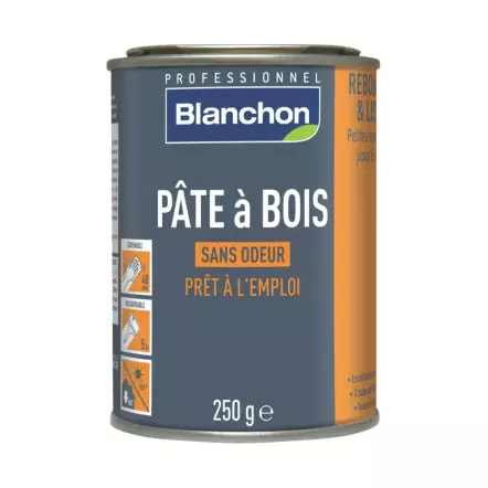 Pâte à Bois Prête à l’Emploi - Rebouchage & Lissage - 80g - 250g - 500g - Différentes teintes