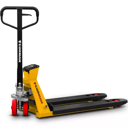 SP2500E2 - Transpalette manuel avec balance électronique CORMAK (2500 kg)