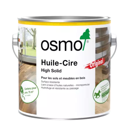 Huile-Cire Original OSMO (Finition naturelle pour bois d'intérieur) - 375 ml à 25 Litres