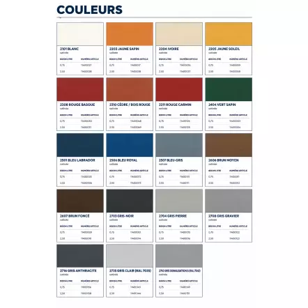 Peinture de Campagne OSMO (Finition couvrante pour bois extérieur) -750 ml, 2,5 L et 25 L