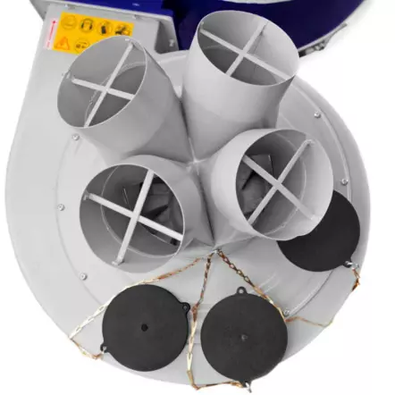 FM350 - Aspirateur pour Copeaux 3 x 200 Litres - Débit 4860 m3/heure - 3800 W - 400V