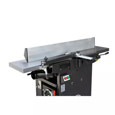 PACK Dégau-Rabot DR250 - Dégauchisseuse-Raboteuse 250mm à arbre hélicoïdal avec Kit déplacement, glisse-bois et clé dynamométrique