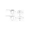 PACK Dégau-Rabot DR250 - Dégauchisseuse-Raboteuse 250mm à arbre hélicoïdal avec Kit déplacement, glisse-bois et clé dynamométrique - 7