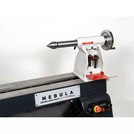 PACK NOVA NEBULA 230 DVR + Mandrin - Tour à Bois 680 mm avec poupée orientable et coulissante - 1700 W- Avec mandrin Mandrin SuperNOVA2 PRO-TEK