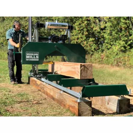 WOODLAND MILLS - HM126 - Scierie Mobile électrique 400 V - Diamètre de coupe 660 mm - 5500 W