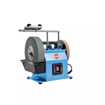 AFF251 - Affûteuse à eau - Meule Ø 250 x 50 mm - 180W - 0,25 CV 1450 T/min - L'affûteuse la plus complète en accessoires!