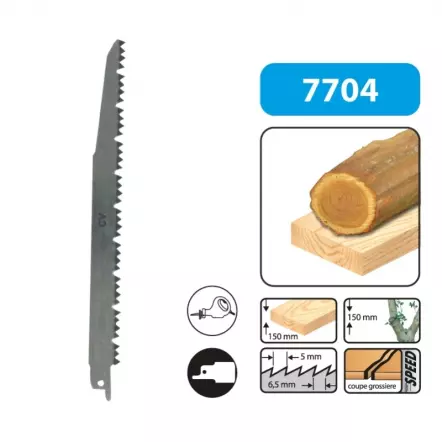Lames de scie sabre (longueur : 210 mm)