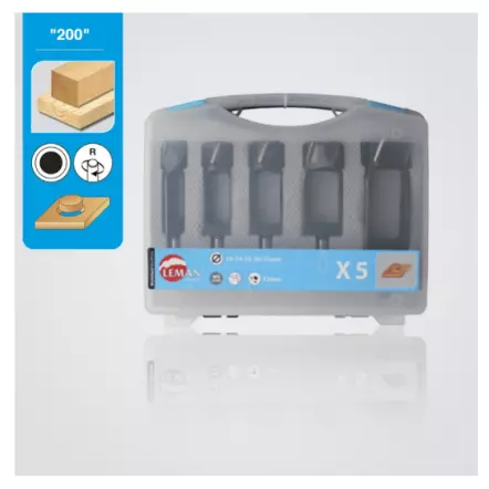Coffret de 5 mèches à bouchonner | Queue Ø13 mm (Différents diamètres)