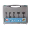 LEMAN - Coffret de 5 mèches à façonner HM Queue ø10mm / LT.90 ø15/20/25/30/35 (rotation droite) - 3
