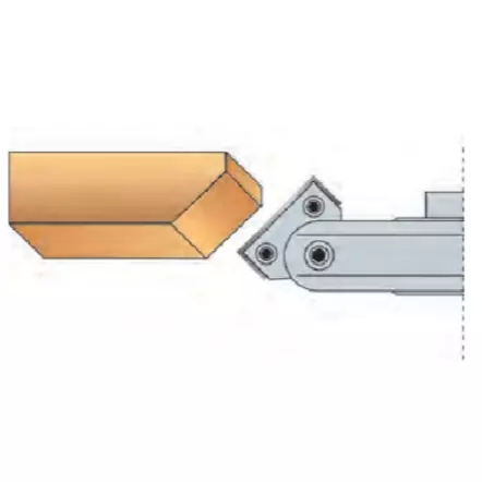 LEMAN - Porte-outils inclinable de +90° à -90°