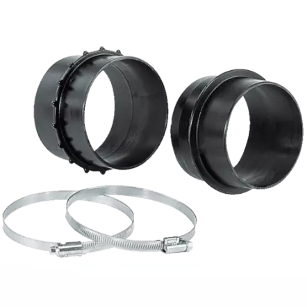 Raccord pour 2 tuyaux + collier de serrage pour tuyau de Ø 100mm