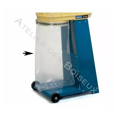 Sac récepteur 850x1000 mm pour aspirateur à copeaux Kity 696, Scheppach HD15