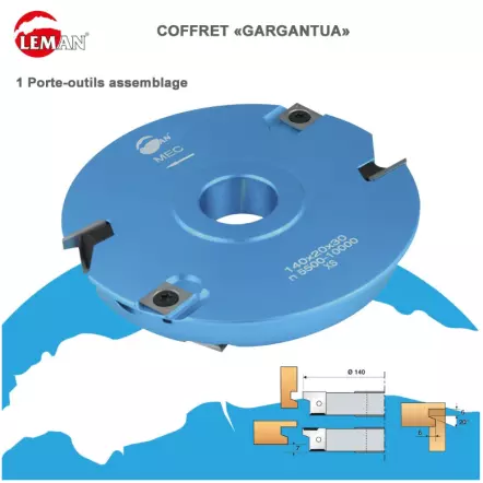 LEMAN - COFFRET 3 P.O. AL.30 ET ACCESSOIRES / PROFIL C.P. TENON / POUR COMBINE