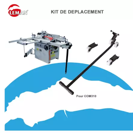 Kit de déplacement pour combiné à bois COM310
