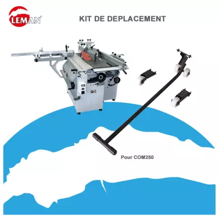 LEMAN - Kit de déplacement pour Combinée à Bois COM250