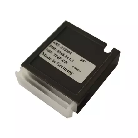 LEMAN - Mini plaquettes carbure avec rainure sur grande face -35°