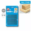Leman - Lot de 10 fers de rabot réversibles - 2