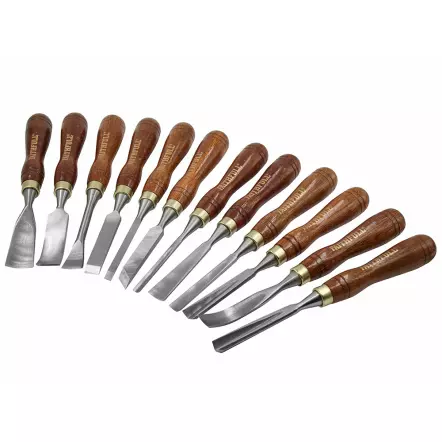 FAITHFULL - Coffret bois de 12 outils de sculpteur