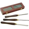 OUTIFRANCE - Coffret en bois de 3 outils de tourneur HSS - 2