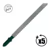 LEMAN - Lames de scie sauteuse LU 75 mm - PAS 2 mm (par 5 pièces) - 1