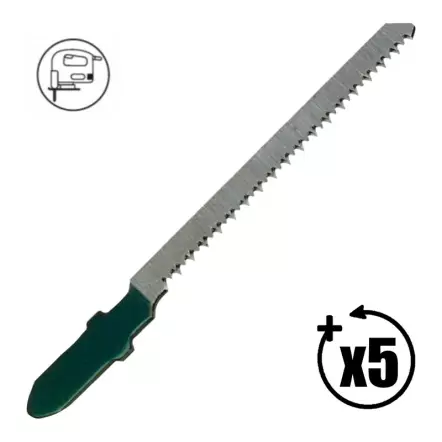 LEMAN - Lames de scie sauteuse LU 50 mm - PAS 1,3 mm (par 5 pièces)