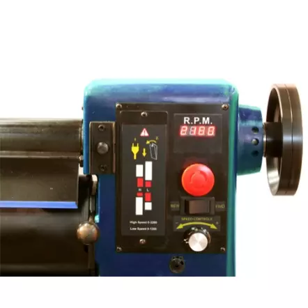JEAN L'EBENISTE - MC1200V Tour à bois à variateur de fréquence et 2 paliers Entre pointes 1200 mm | 230V/50Hz - 1500W / 2CV
