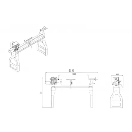 Jean-L-Ebeniste-MC1200V-Tour-a-bois-a-variateur-de-2