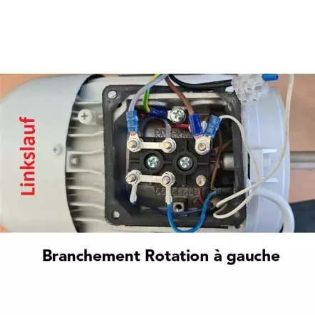 Moteur à deux bouts d'arbre pour machines Kity d'origine - 220V / 50Hz -1500W